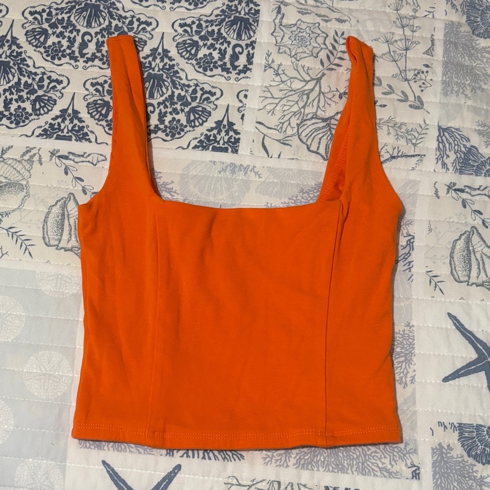 Orange Tank Top